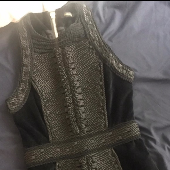 *SOLD* Authentic Balmain x H&M velvet rope mini dress - Picture 3 of 8
